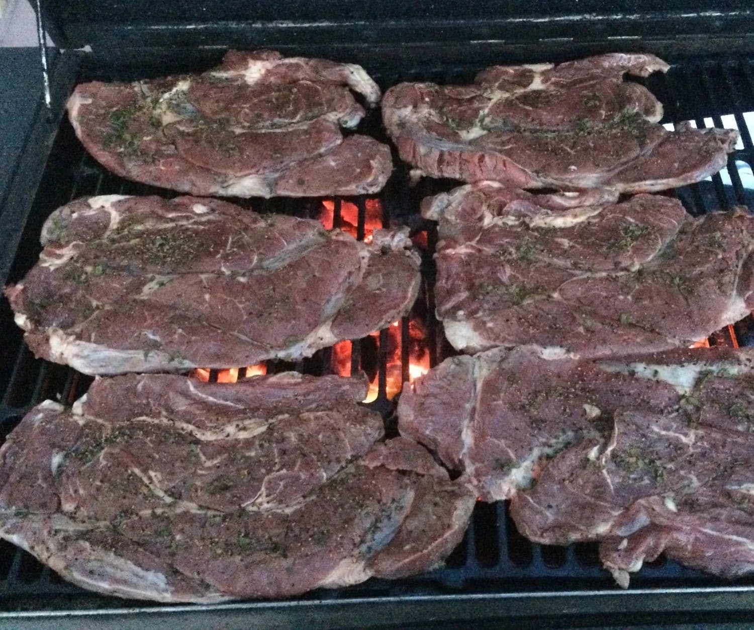 Mesquite-grilled carne asada from Chicali Tacos catering